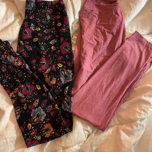 Two lula roe leggings for one!!